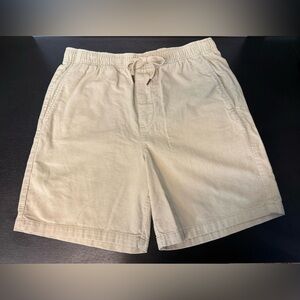Men’s GAP Beige Corduroy Shorts (Slight Stretch) Size M